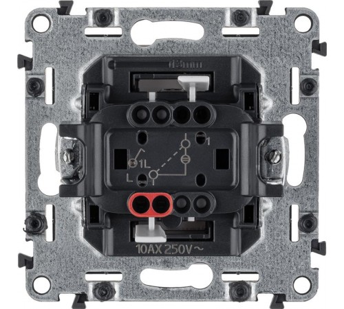 Valena LIFE DIY Белый Выключатель 1-клавишный с подсветкой 10А 250В  752410  Legrand