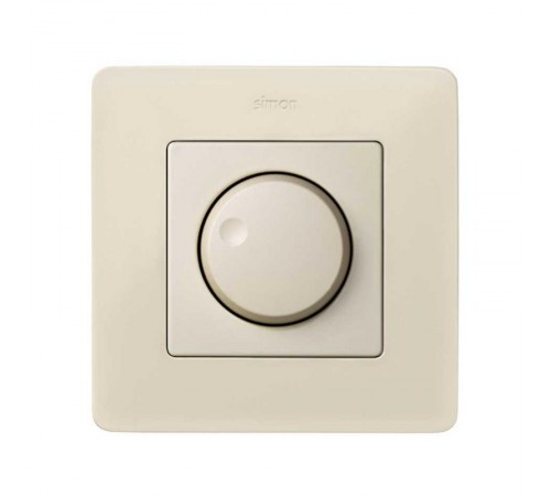 Simon 82 Накладка на проходной поворотно-нажимной светорегулятор, S82, S82N, 82 Detail, слоновая кость  82054-31  Simon