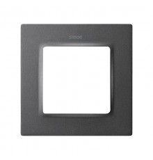 Рамка на 1 пост цвета матовый титан S82 Concept  8200617-096  Simon