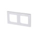 ABB Levit Белый / белый Рамка 2-ая  3901H-A05020 03W  2CHH015020A6003  ABB