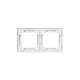 ABB Levit Белый / белый Рамка 2-ая  3901H-A05020 03W  2CHH015020A6003  ABB