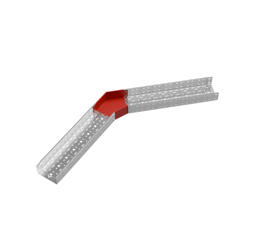 Угол горизонтальный 45 гр. 100х200 мм "ПЛЮС" HD85  GLplus45-100-200 HD85  КМ-профиль