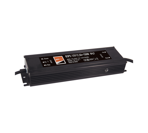 Драйвер для светодиодной ленты LED BSPS 12V12,5A=150W (new) влагозащищенный IP67  3329297A  Jazzway