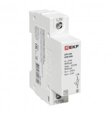 Ограничитель импульсных напряжений ОИН 1Р In=5kA Un=275B Imax=12,5kA  opv-oin  EKF