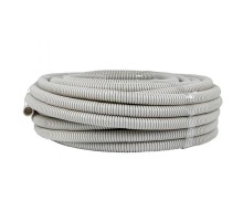 Труба гибкая гофрированная ПВХ 25мм с протяжкой (25м)  tg-z-25-25n  EKF