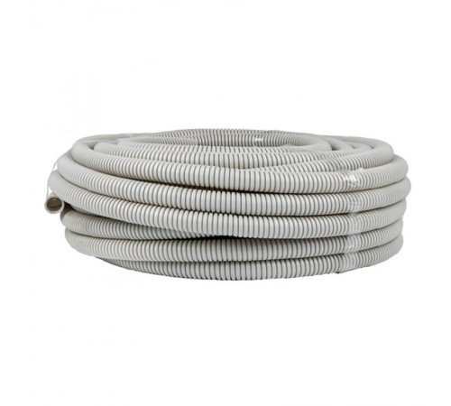 Труба гибкая гофрированная ПВХ 25мм с протяжкой (25м)  tg-z-25-25n  EKF