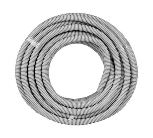 Труба гибкая гофрированная ПВХ 25мм с протяжкой (25м)  tg-z-25-25n  EKF