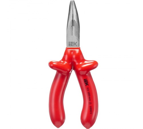 Тонкогубцы изогнутые диэлектрические 160мм K2 ARMA2L 3  A2L3-BN20-K2-160  IEK