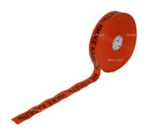 Лента сигнальная ЛСС 50x250м Не копать Ниже кабель  ЛСС 50  Славпром