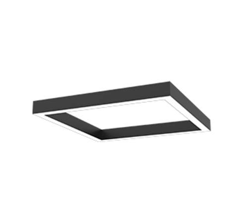 Светодиодный светильник Х-line квадратный подвесной 120 Вт 3000 К 1062x1062x100 мм RAL9005 черный муар  V1-R0-9S823-02OP0-4012030  VARTON