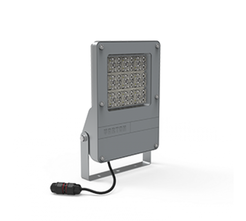 Прожектор cветодиодный FL-Sport 60° 130Вт 4000K RAL7045 муар  V1-P1-70590-04L07-6513040  VARTON