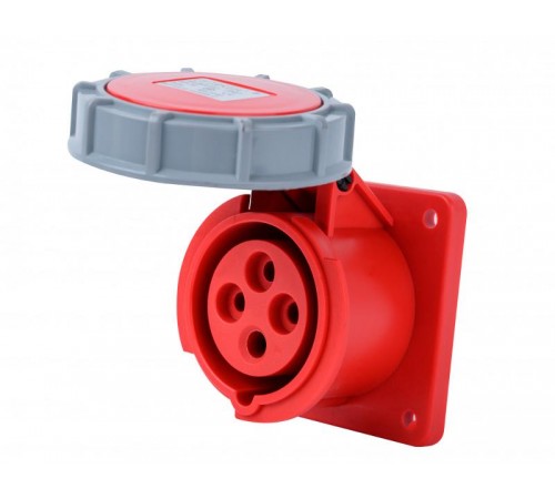 Розетка для скрытой проводки 3Р+РЕ 32А 380В IP67 РЩ-103  26271DEK  DEKraft