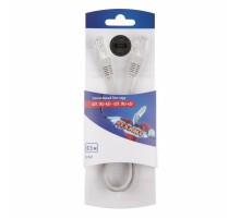 Патч-корд UTP 5e кат. литой 0.5М, серый  06-3201  REXANT