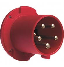 Вилка панельная с прямым фланцем 263BU6, 63A, 2P+E, IP44, 6ч  2CMA167212R1000  ABB