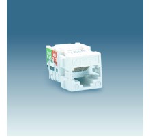 Simon 75 Механизм Коннектор SYSTIMAX, UTP (RJ45), кат.5e, S27, S73L, S82, S82N, S82C, S88, S82 Detail, белый  75542-30  Simon