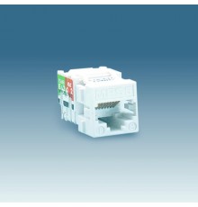 Simon 75 Механизм Коннектор SYSTIMAX, UTP (RJ45), кат.5e, S27, S73L, S82, S82N, S82C, S88, S82 Detail, белый  75542-30  Simon