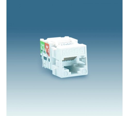 Simon 75 Механизм Коннектор SYSTIMAX, UTP (RJ45), кат.5e, S27, S73L, S82, S82N, S82C, S88, S82 Detail, белый  75542-30  Simon