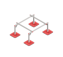 Опорная конструкция для установки оборудования TECHNORAPTOR FOOT 1200х1000  KM-TR-F-SSEI-1200-1000  КМ - профиль