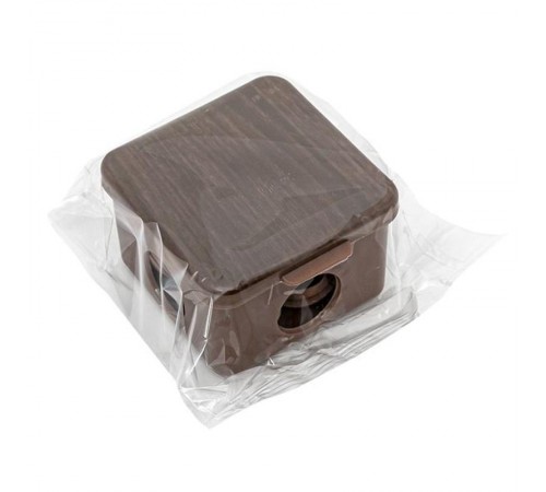 Коробка распределительная КМР-030-036 пылевлагозащитная, 4 мембранных ввода (65х65х45) тёмное дерево EKF PROxima  plc-kmr2-030-036-t  EKF