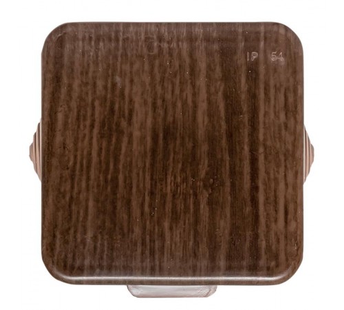 Коробка распределительная КМР-030-036 пылевлагозащитная, 4 мембранных ввода (65х65х45) тёмное дерево EKF PROxima  plc-kmr2-030-036-t  EKF