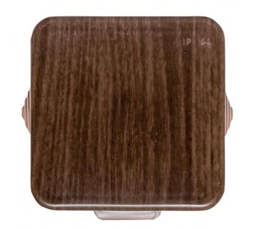 Коробка распределительная КМР-030-036 пылевлагозащитная, 4 мембранных ввода (65х65х45) тёмное дерево EKF PROxima  plc-kmr2-030-036-t  EKF