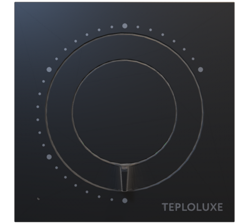 Терморегулятор механический Теплолюкс Solus черный  100037059700  Теплолюкс