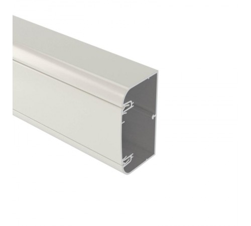 Алюминиевый кабель-канал 110х50 мм (с 1 крышкой), цвет белый  11199  DKC