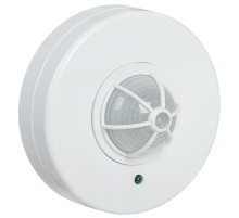 Датчик движения ДД 024 белый, макс. нагрузка 1100Вт, угол обзора 120-360гра, дальность 6м, IP33,  LDD11-024-1100-001  IEK