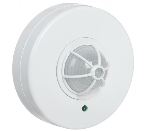 Датчик движения ДД 024 белый, макс. нагрузка 1100Вт, угол обзора 120-360гра, дальность 6м, IP33,  LDD11-024-1100-001  IEK