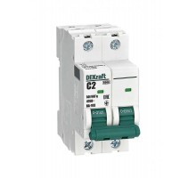 Выключатель автоматический двухполюсный ВА-103 2Р 2А характеристика C 6кА  12281DEK  DEKraft