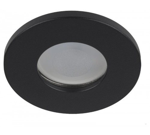 Светильник встраиваемый влагозащищенный WR3 BK MR16/GU5.3, IP44, черный  Б0054367  ЭРА