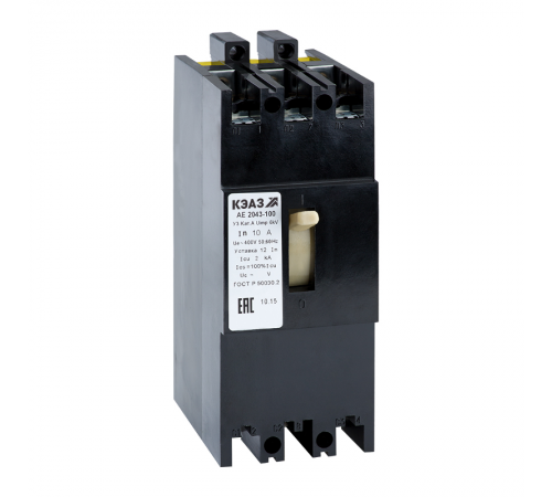 Выключатель автоматический АЕ2043-200-12,5А-12Iн-400AC-У3  104179  КЭАЗ