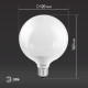 Лампа светодиодная LED G125-20W-2700K-E27 (диод, шар декор, 20Вт, тепл, E27) (20/240)  Б0049080  ЭРА
