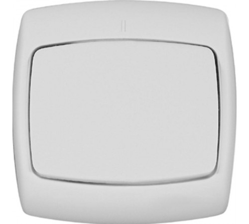РОНДО С/У Белый Выключатель 1-клавишный 6А (в сборе)  S16-067-BI  Schneider Electric