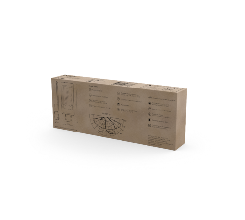 Светильник светодиодный консольный Avenue G2 100W 10000lm 4000K IP65 420*160*57  190-250V КСС "Ш"  629534200  Gauss