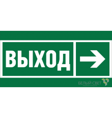 Пиктограмма (Пластина)  BL-3015B.E30 "Напр. к эвакуационному выходу направо" для CANOE S FIRMUS FLAG ICEBERG IDON KONTUR RUMB