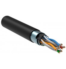 *Каб. в. п. F/UTP, кат. 6 4x2х23AWG solid LSZH 305м чер.   LC3-C604-329  ITK