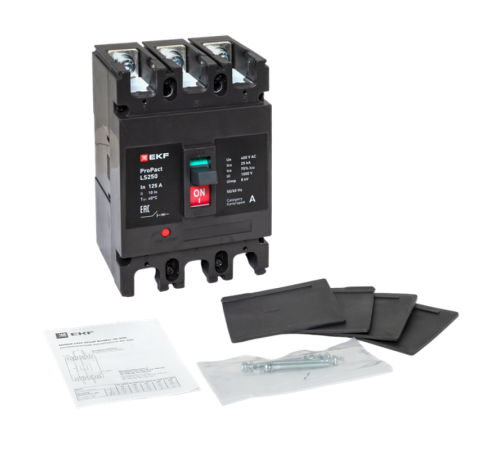 Выключатель автоматический LS250 25кА 3P 125А ProPact  mccb-250-25-3-125-ls  EKF