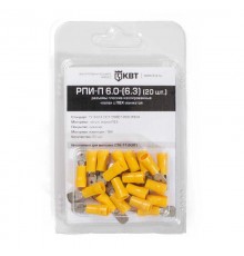 Разъем плоский РПИ-П 6,0-(6,3) (500шт/упак)  47512  КВТ