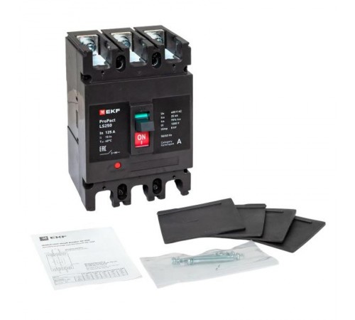Выключатель автоматический LS250 25кА 3P 125А ProPact  mccb-250-25-3-125-ls  EKF
