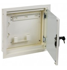 ITK LINEA R Шкаф мульт. 1 ком. 400х400мм стекл. бел. RAL9016  LR16-4H41-G-FR1  ITK