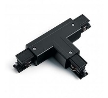 Коннектор для трехфазного шинопровода PRO-0436 R1, Т-образный правый (внешний) черный 91332  41089  FERON