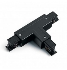 Коннектор для трехфазного шинопровода PRO-0436 R1, Т-образный правый (внешний) черный 91332  41089  FERON