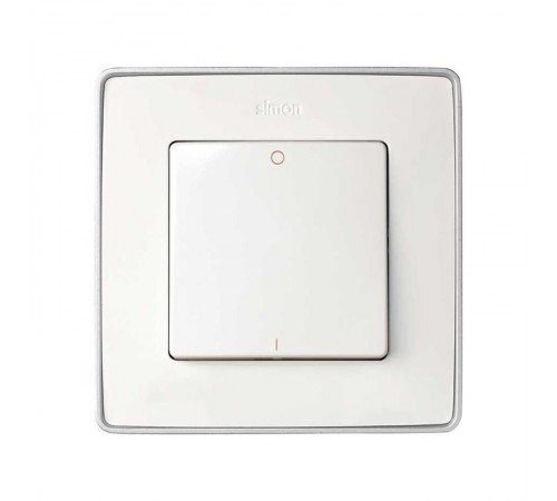 Simon 82 Клавиша для двухполюсного выключателя, S82, S82N, S82 Detail, белый  82031-30  Simon