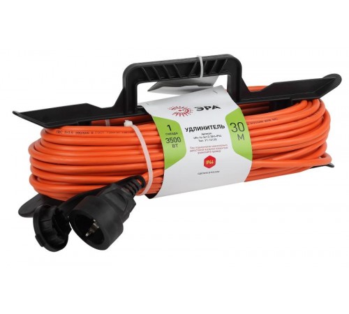 Удлинитель силовой ЭРА UFx-1e-3x1.5-30m-IP44 на рамке c/з 1 гн 30м ПВС 3x1.5  Б0046830  ЭРА