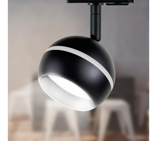 Светильник трековый  TR47 - GX53 BK однофазный под лампу GX53 черный  Б0054156  ЭРА