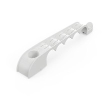 Держатель труб для прямого монтажа односторонний на 5 мест серый d20 (20шт/160шт уп/кор) Промрукав  PR13.03281  Промрукав