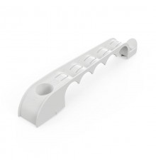 Держатель труб для прямого монтажа односторонний на 5 мест серый d20 (20шт/160шт уп/кор) Промрукав  PR13.03281  Промрукав