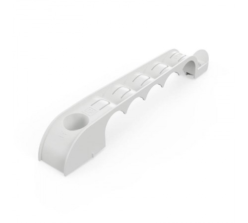 Держатель труб для прямого монтажа односторонний на 5 мест серый d20 (20шт/160шт уп/кор) Промрукав  PR13.03281  Промрукав