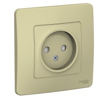 Blanca Бежевый С/У Розетка без з/к со шт., 16А, 250В  BLNRS000117  SE